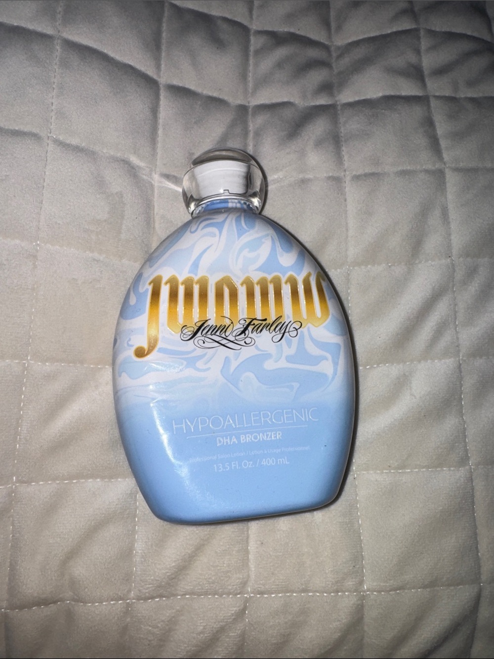 Jenna Farley Hypoallergenic DHA Bronzer Lotion — Light Blue